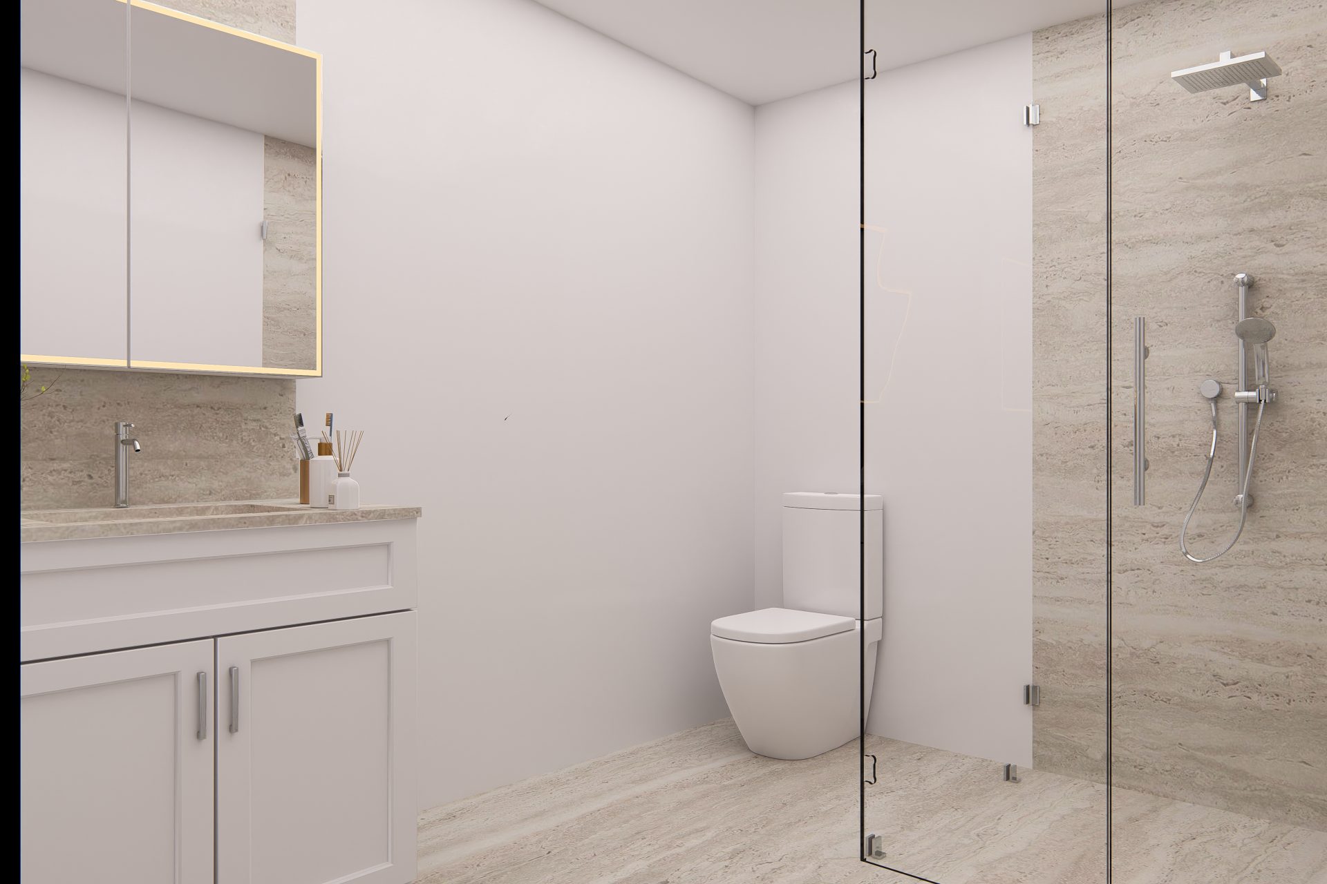 Shower detail